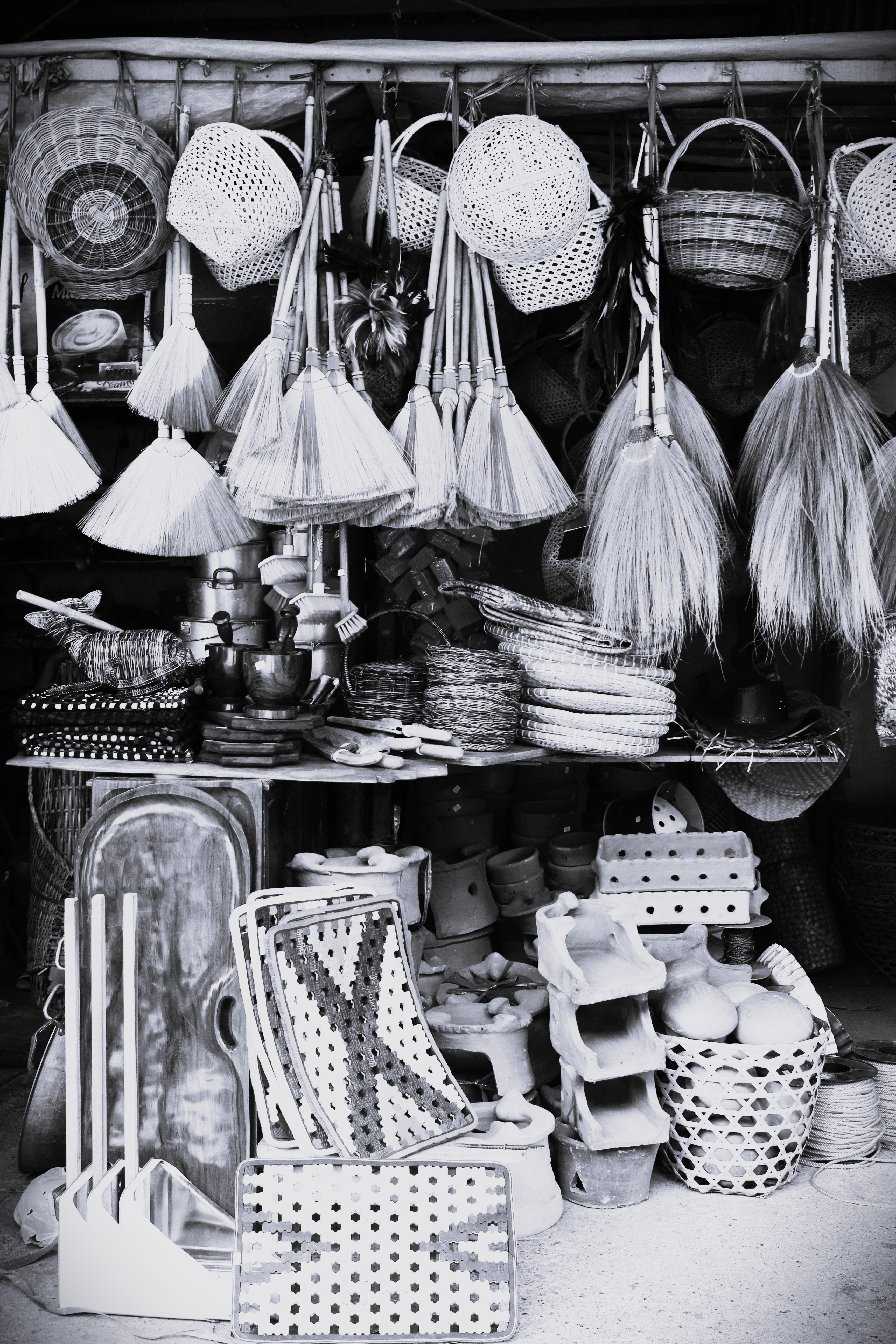 Market Days B&W