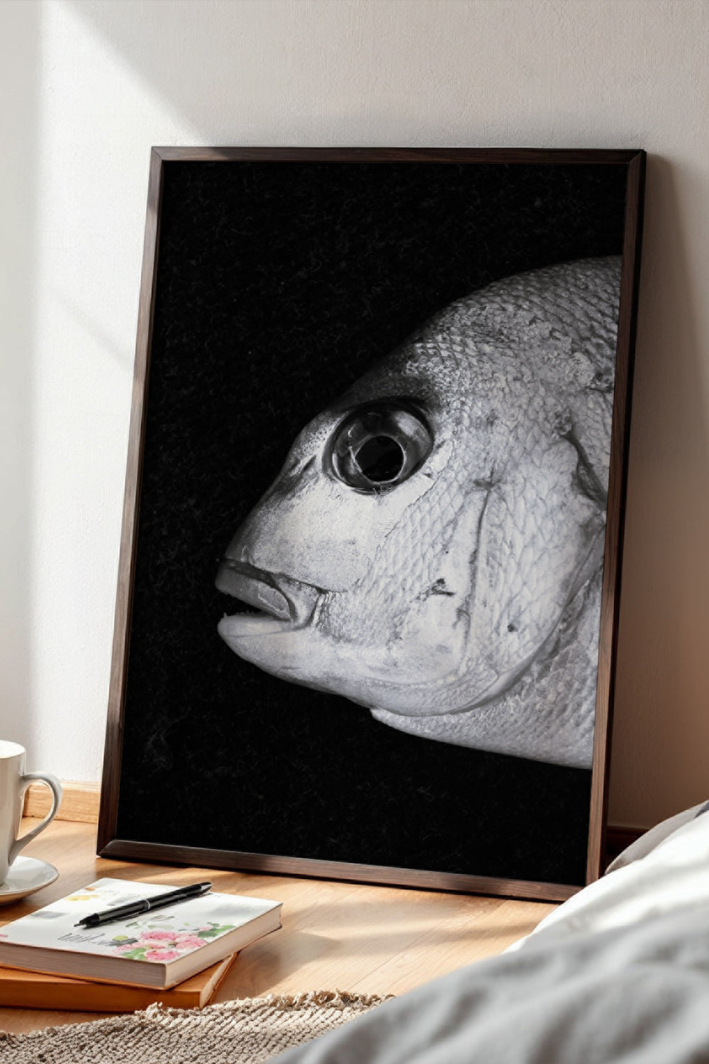 Winter Snapper B&W