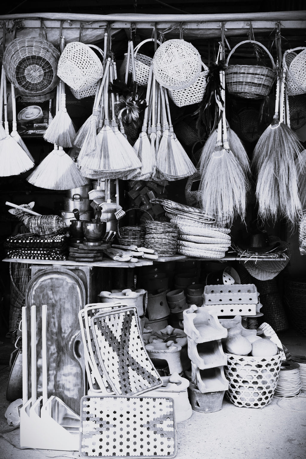 Market Days B&W